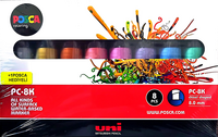 UNI-BALL - Uni-Ball Posca 8,0 Su Bazlı Poster Markörü Metal Renk 7 1