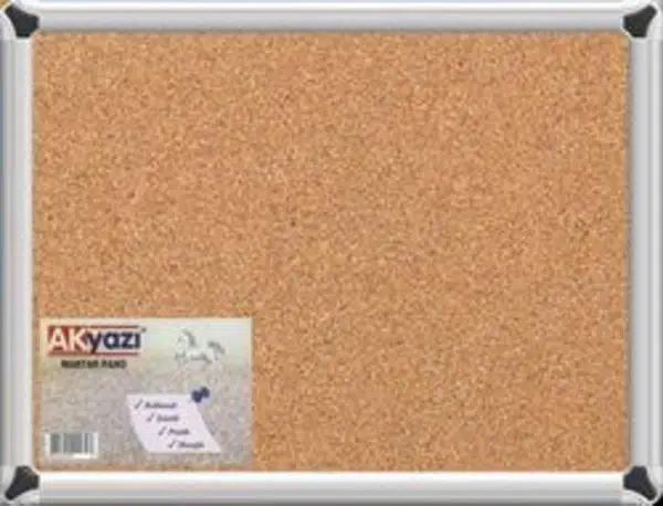 Akyazı 45X60 Alüm.Çerçeve Duvara Monte Mantar Pano (0142)