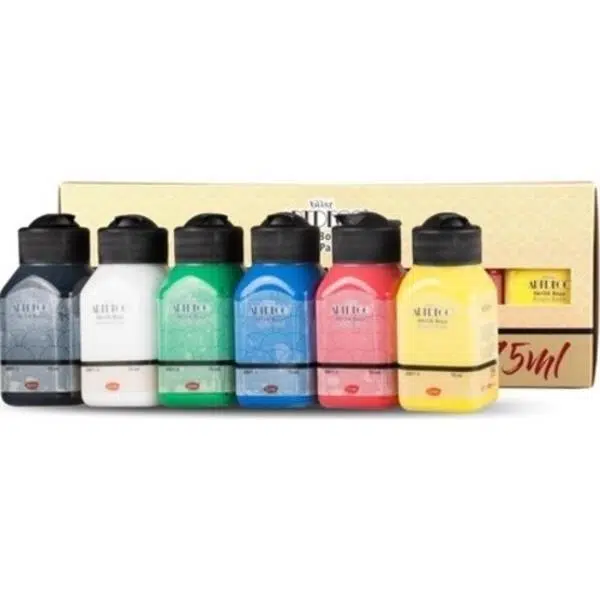 Artdeco Akrilik Boya 6x75ml Set Canlı Renkler