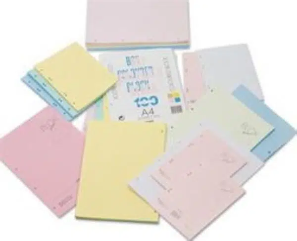 Bayındır A4 Kolej Yedek Çizgili 4 Renk 100Yp