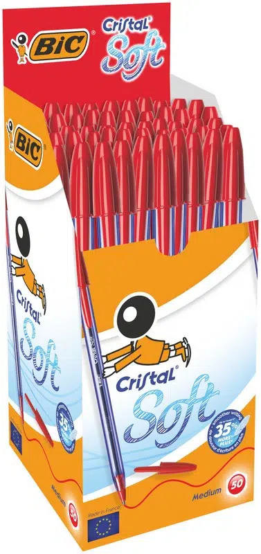 Bic Cristal Soft Tükenmez 50'li Kırmızı