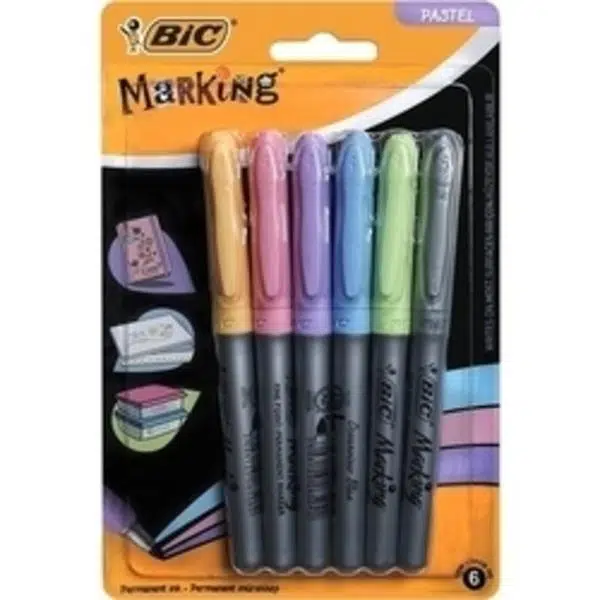 BİC MARKİNG COLOR KARIŞIK PASTEL RENK 6'LI