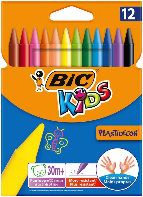 Bic Silinebilir Pastel Boya 12 Renk