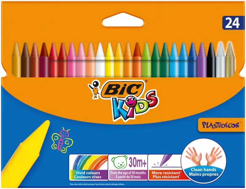 Bic Silinebilir Pastel Boya 24 Renk