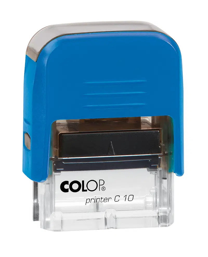 Colop Printer C10 Mavi Kasa Mavi Keçe (10x27)