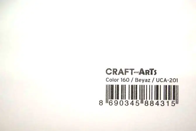 Craft and Arts Fon Kartonu 160gr 50x70 Beyaz