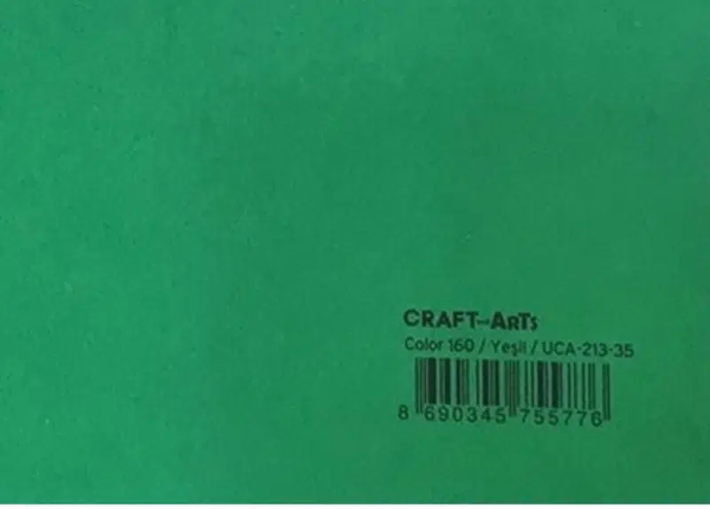 Craft and Arts Fon Kartonu 160gr 50x70 Yeşil