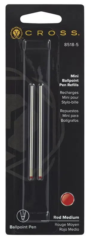 Cross 8518-5 Tech3 Refil Kırmızı Medium 2'li