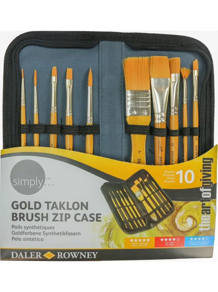 DALER ROWNEY SIMPLY ÇANTALI FIRÇA SET 10'LU