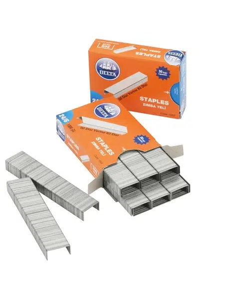 Delta 1552 Zımba Teli 24/6 Beyaz 1000'li