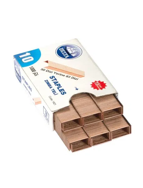 Delta 1621 No:10 Zımba Teli Sarı 1000'li