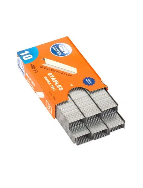 Delta 1622 No:10 Zımba Teli Beyaz 1000'li