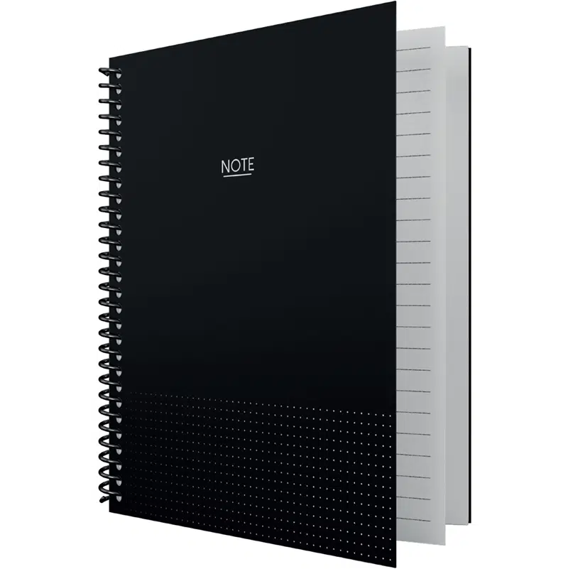 Dilman 17x24 Note Spiralli Sert Kapak Defter 120yp Düz