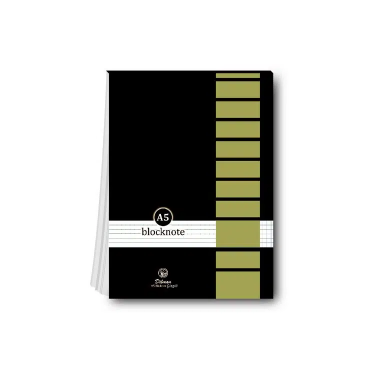 Dilman A5 Kapaklı Bloknot Çizgili 40yp