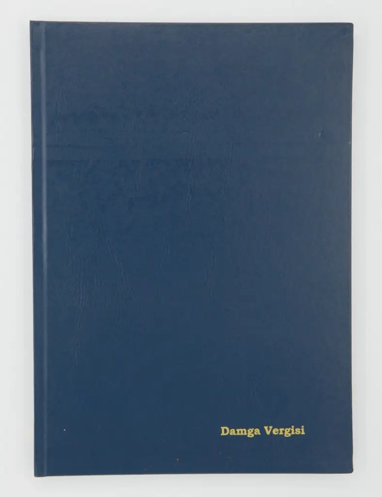 Dilman Damga Vergisi Defteri Ciltli 96yp Numaralı (22,5x32cm)