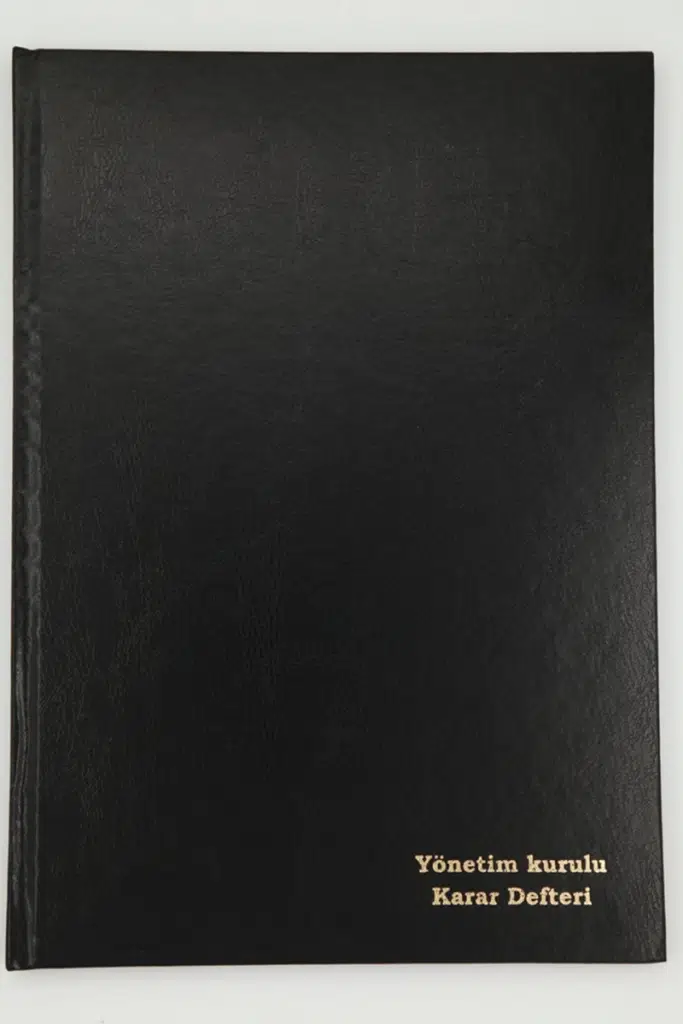 Dilman Yönetim Kurul Karar Defteri Ciltli 96yp Numaralı
