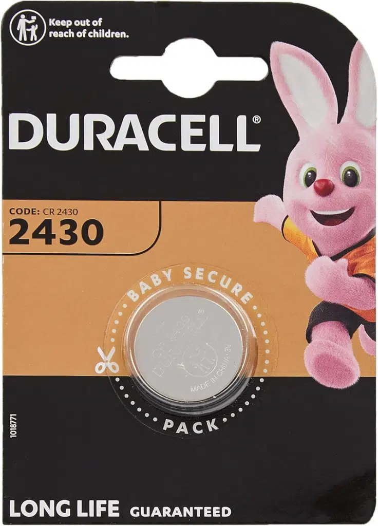 Duracell CR 2430 Lityum Düğme Pil (3V) Tekli