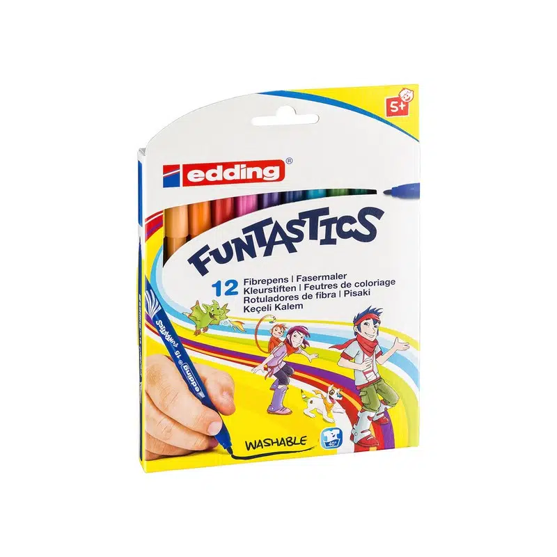 Edding 15K Funtastics Keçe Uçlu Kalem İnce 12'li Paket
