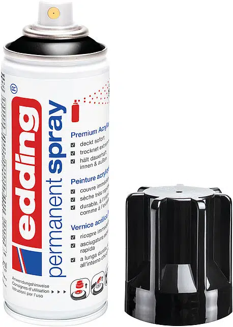 Edding 5200 Permanent Akrilik Spray Black Glossy (951)