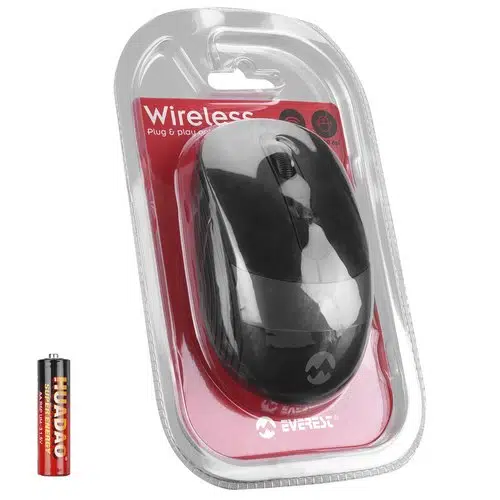 Everest SM-18 Kablosuz Optical Mouse Siyah-Gri