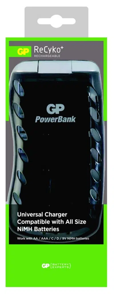 GP PB19 Universal Şarj Cihazı (AA+AAA+C+D+9V)