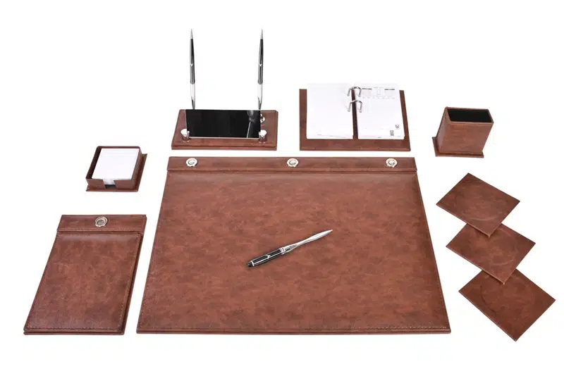 Gülpaş Sümen Takımı 9 Parça Lüks Düğmeli Suni Deri