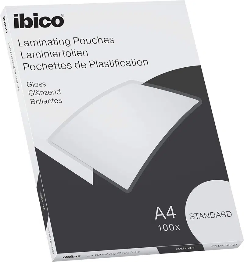 IBICOBasic 125 Mikron Laminasyon Poşeti A4 Şeffaf 100'lü (627310)