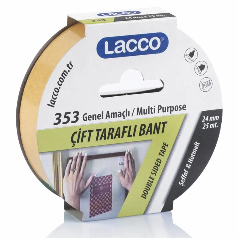 Lacco 353 Çift Taraflı Bant (24x25)