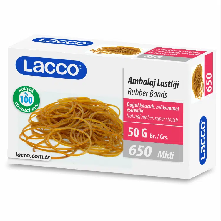 Lacco 650 Ambalaj Lastiği Midi 50gr %100 Kauçuk