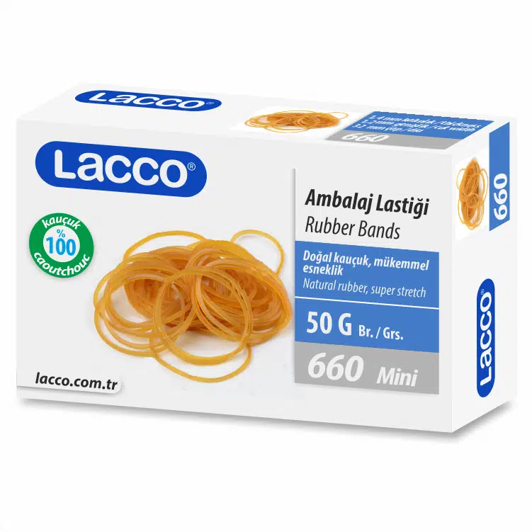 Lacco 660 Ambalaj Lastiği Mini 50gr %100 Kauçuk