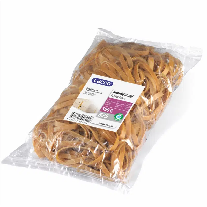 Lacco 675 Ambalaj Lastiği Geniş 500gr %100 Kauçuk