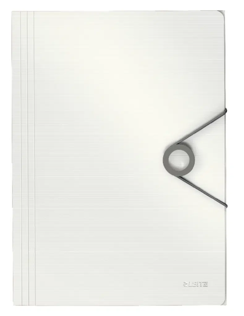 Leitz 4563 Solid İnce Lastikli Dosya Beyaz (45631001)