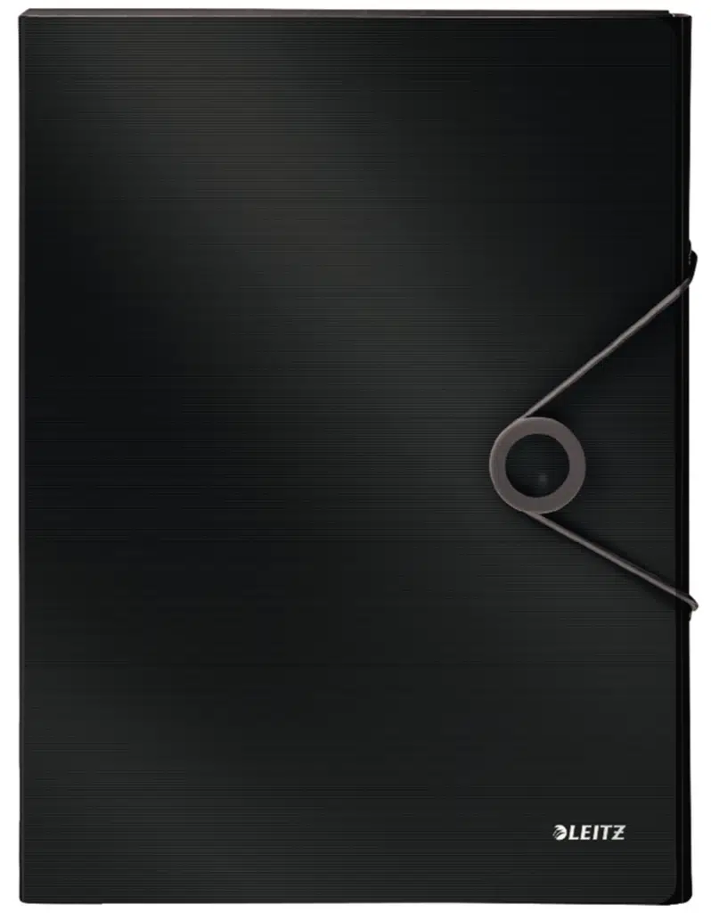 Leitz 4568 Solid Kalın Lastikli Dosya Siyah (45681095)