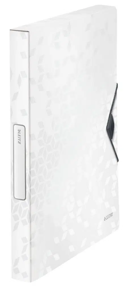 Leitz 4629 Active WOW Kalın Lastikli Dosya Metalik Beyaz (46290001)