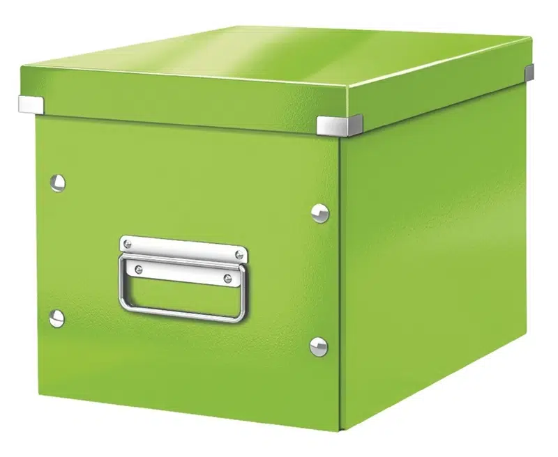 Leitz 6109 WOW C&S Kutu Küp Orta Boy Metalik Yeşil (61090054)