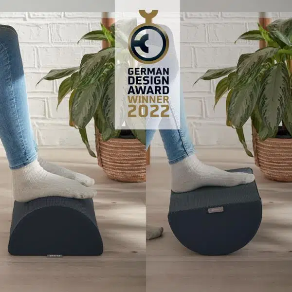 Leitz Ergo Cosy Ayak Desteği Gri, Omuz Ve Sırt Ağrılarını Hafifletir, Kumaş Kılıflı, IGR Sertifikalı