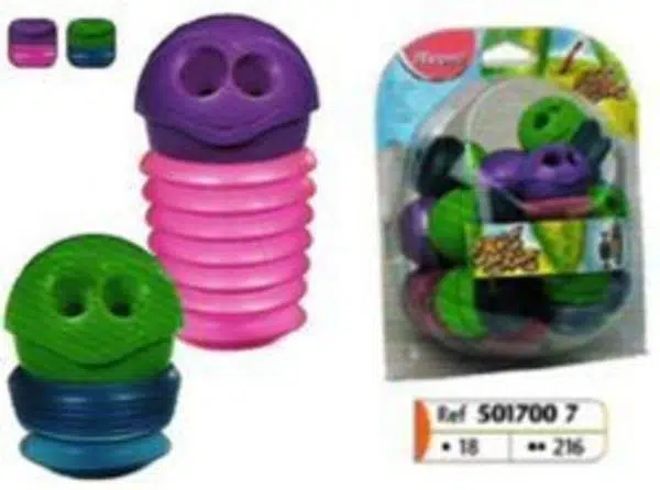 Maped Croc-Croc Çift Delikli Kalemtraş 18'Li