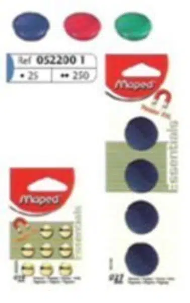 Maped 052200 Standart Mıknatıs 22mm 4'lü