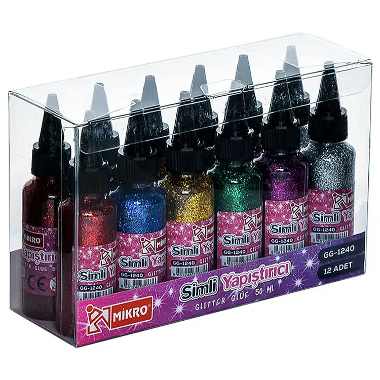 MİKRO GG-1240 50ML RENKLİ SİMLİ YAPIŞTIRICI