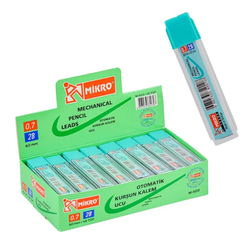 Mikro M-600 Kurşun Kalem Ucu 60mm 0,7mm (Kısa Min)
