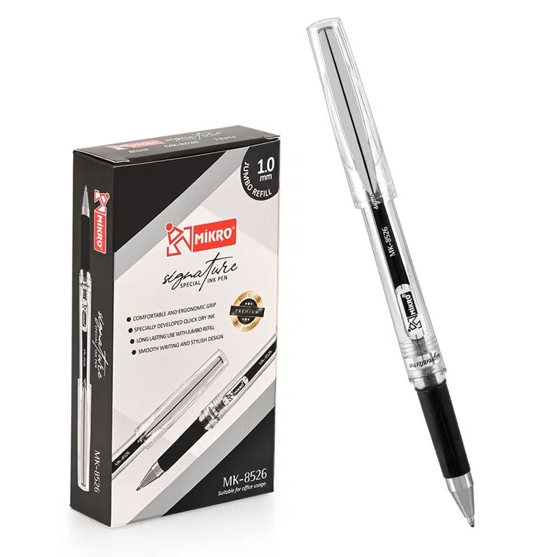 Mikro MK-8526 İmza Kalemi Siyah