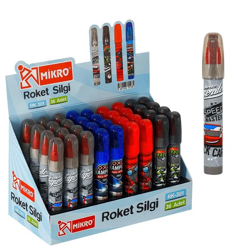 Mikro RK-301 Roket Silgi 36'lı