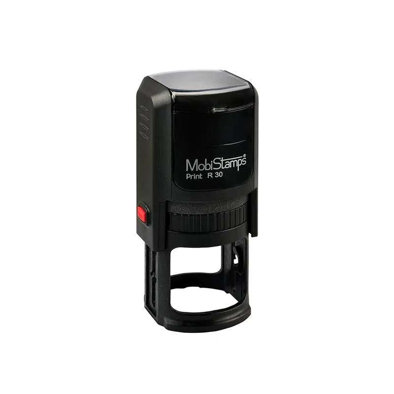 Mobistamps R-30 Otomatik Kaşe 30mm Siyah Keçeli