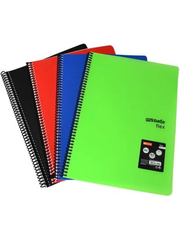 Mynote Flex Neo Defter A4 96yp Kareli (PP Spiralli)