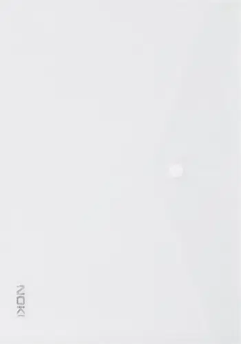 Noki A3 Çıtçıtlı Evrak Zarfı Şeffaf