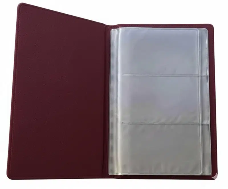 Önder Kartvizit Albümü 3 Sıra 10 Yapraklı Bordo