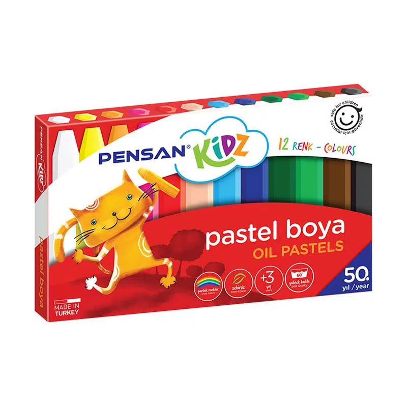 Pensan 98060 Kidz Pastel Boya 12 Renk