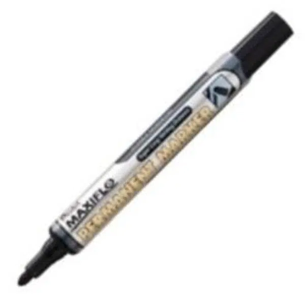 Pentel Nlf50 Maxiflo Perm.Markör Yuv.Uçlu Siyah