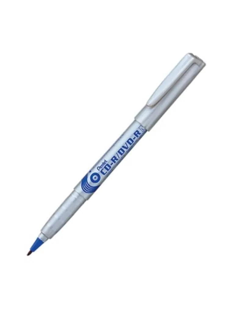 Pentel Nms51 CD/DVD Kalemi İnce Uç Mavi
