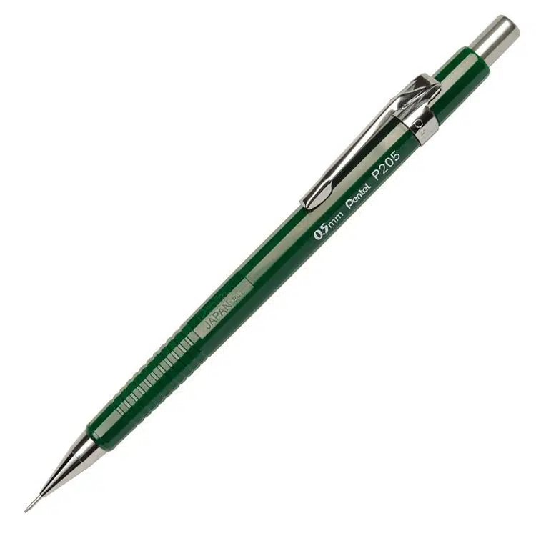 PENTEL P205D TEKNİK ÇİZİM KALEMİ 0,5mm YEŞİL